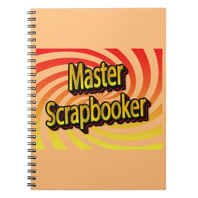 Cropper Scrapbook Crafter  Notebook (Front)
