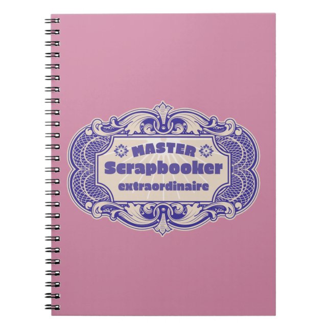 Cropper Scrapbook Crafter Notebook (Front)