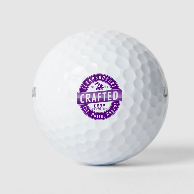 Cropper Scrapbook Golf Balls (Front)