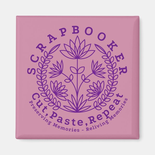 Cropper Scrapbook Magnet (Front)