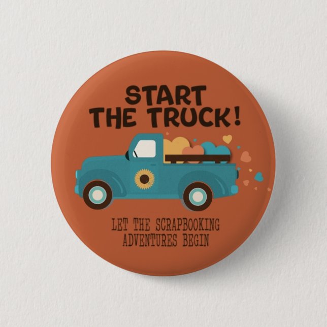 Croptoberfest 2024 Button - Start the Truck! OR (Front)