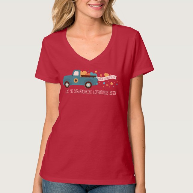 CROPTOBERFEST 2024 - scrapbooking adventures T-Shi T-Shirt (Front)
