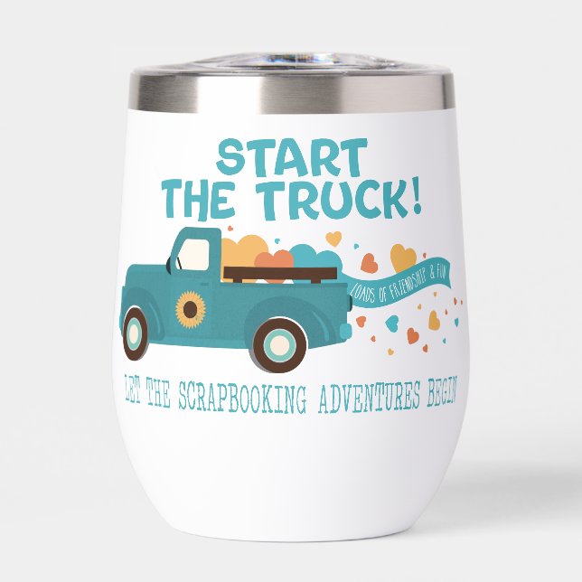 CROPTOBERFEST 2024 Wine Tumbler B Start the Truck  (Front)