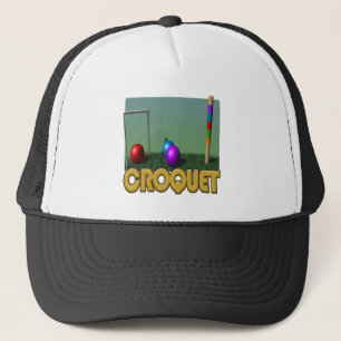 Croquet 5 trucker hat