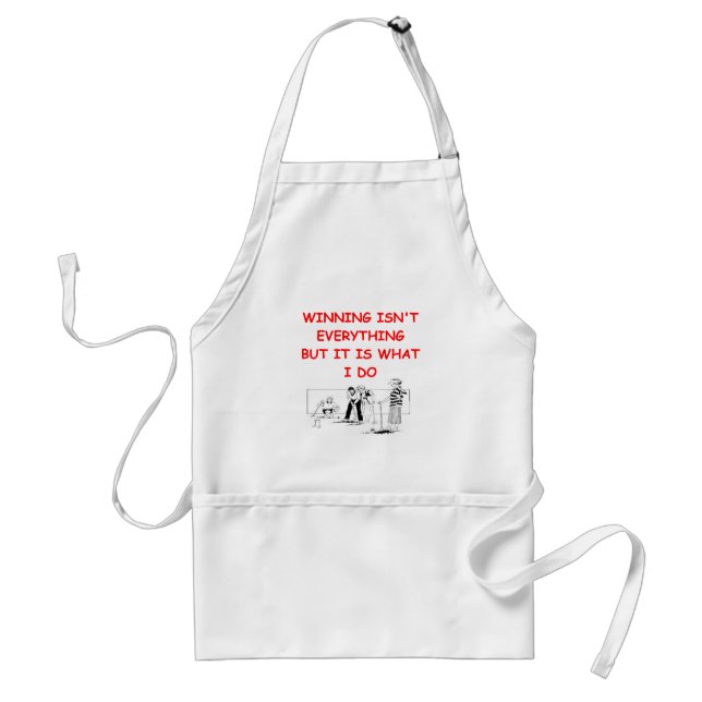 croquet adult apron (Front)