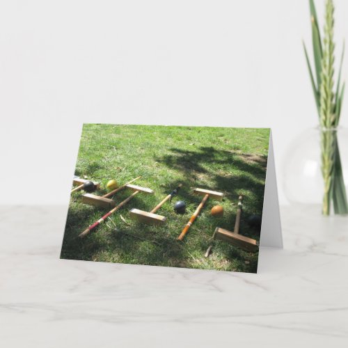 Croquet Card