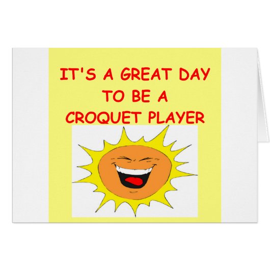 CROQUET CARDS (Front Horizontal)