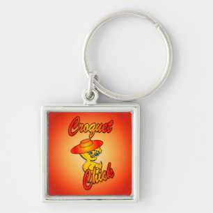 Croquet Chick #5 Keychain