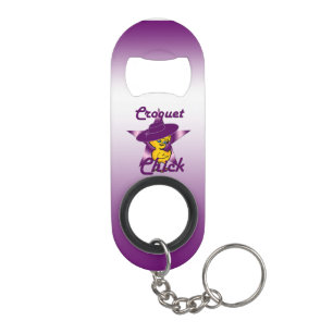 Croquet Chick #9 Keychain Bottle Opener