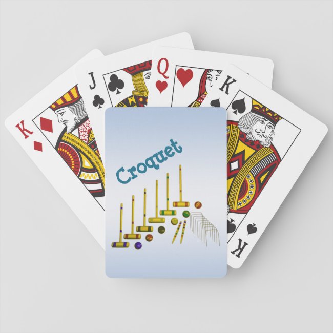 Croquet Classic Playing Cards