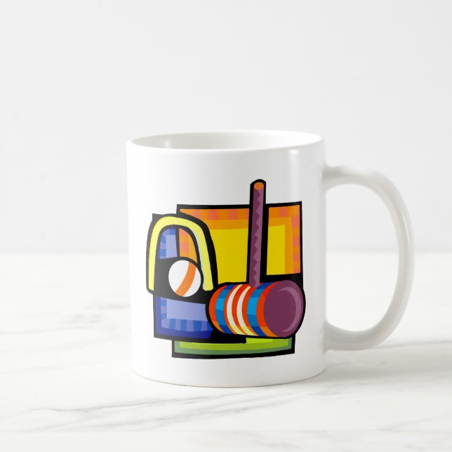 Croquet Coffee Mug (Right)