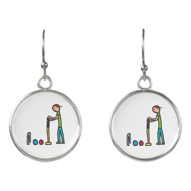 Croquet Earrings (Front)