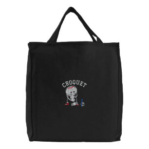 Croquet Embroidered Bag