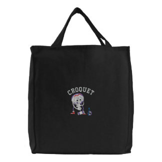 Croquet Embroidered Bag