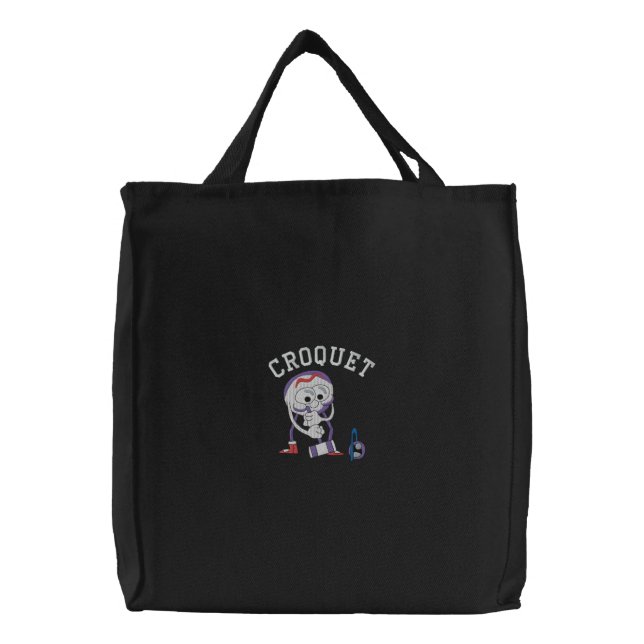 Croquet Embroidered Bag (Front)