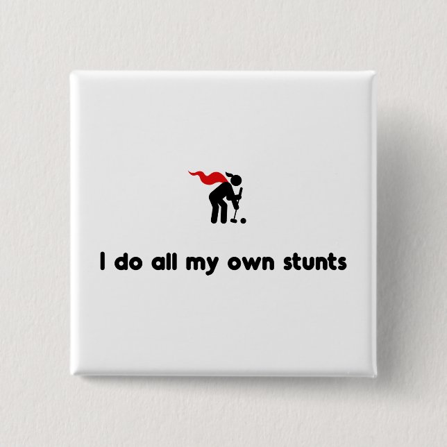 Croquet Hero Button (Front)