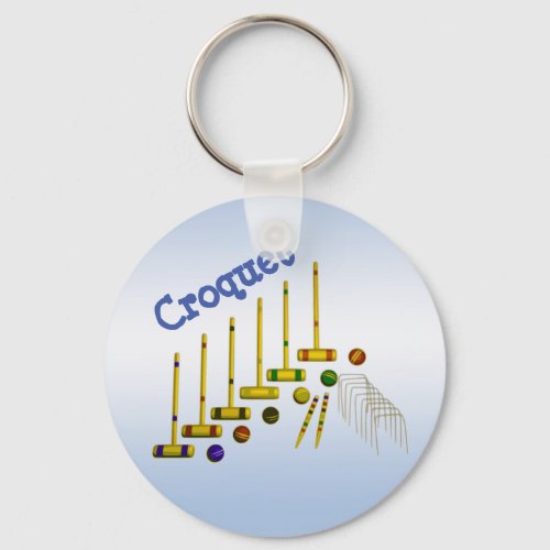 Croquet Key Chain