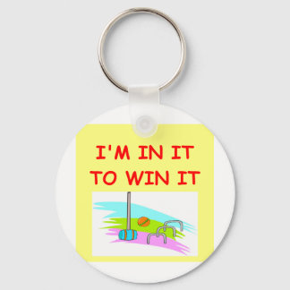 croquet keychain