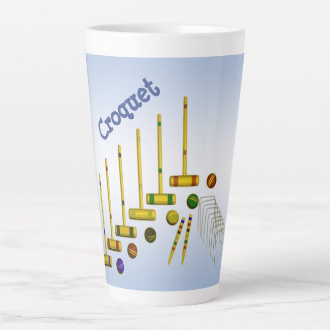Croquet Latte Mug