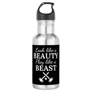 Croquet: Look like a beauty play like a beast. Stainless Steel Water Bottle