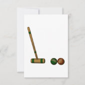 Croquet Mallet and Balls (Front)