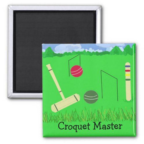 Croquet Master Magnet