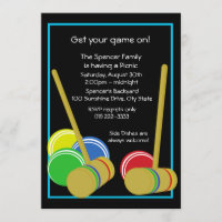 Croquet/ Picnic Invitation