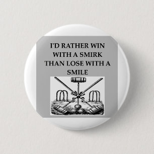 croquet pinback button