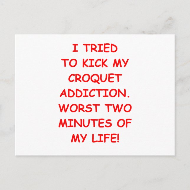 croquet postcard (Front)