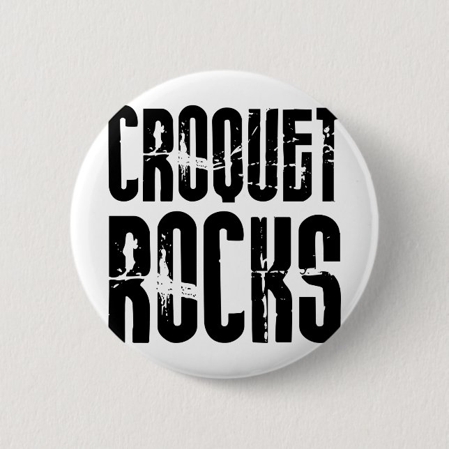 Croquet Rocks Button (Front)