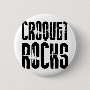 Croquet Rocks Button
