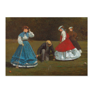 Croquet Scene | Winslow Homer Cards
