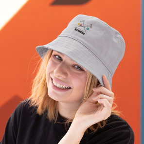 Croquet Set, Lawn Games Graphic Personalized Bucket Hat