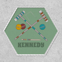 Croquet Set Lawn Games Jade Green Personalized