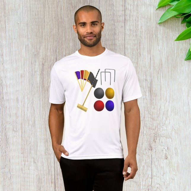Croquet Set Mens Active Tee (Creator Uploaded)