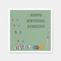 Croquet Set, Yard Game Custom Outdoor Party