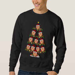 Croquet Sports Xmas Santa Croquet Christmas Tree Sweatshirt