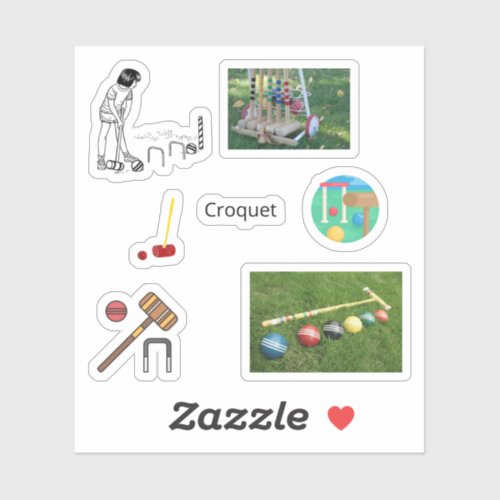 Croquet Stickers