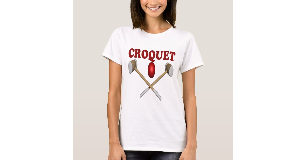 Croquet TShirt Zazzle