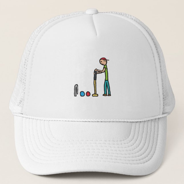 Croquet Trucker Hat (Front)