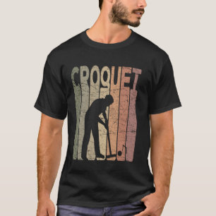 Croquet Vintage Croquet Player Retro Croquet Lover T-Shirt