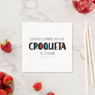 Croqueta Napkins