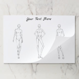 Croquis Sketch Figure Drawing for Fashion Design Paper Pad