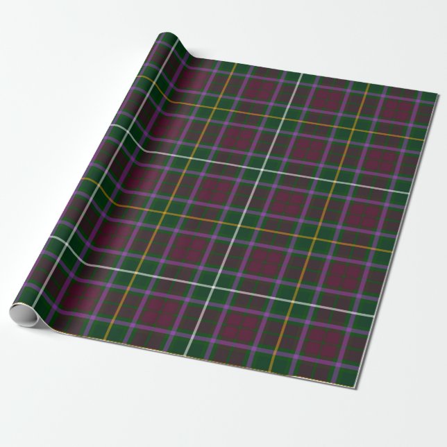 Crosbie Tartan Wrapping Paper (Unrolled)
