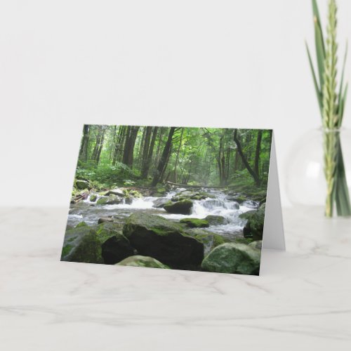 Crosby Creek Great Smoky Mountains National Park Card