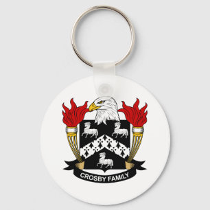 Crosby Family Crest Keychain