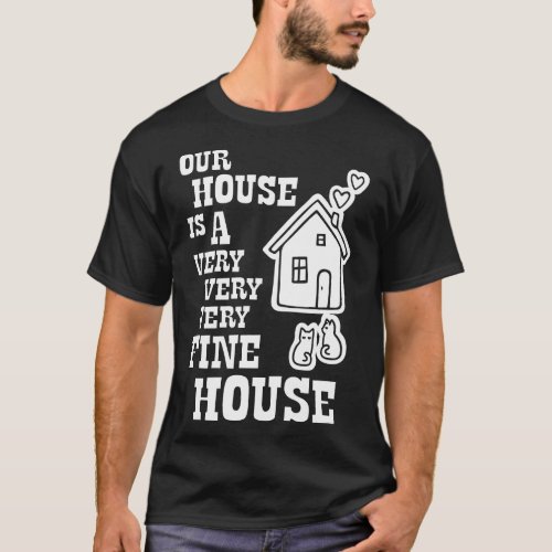 Crosby Stills Nash and Young Our House is a Very V T_Shirt
