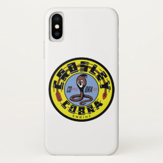 Crosley Cobra Engine vintage sign. iPhone X Case