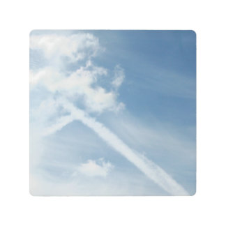 Cross Among Clouds Photo Metal Print