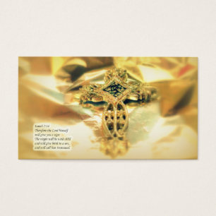 Cross and Bible Quote - Christmas